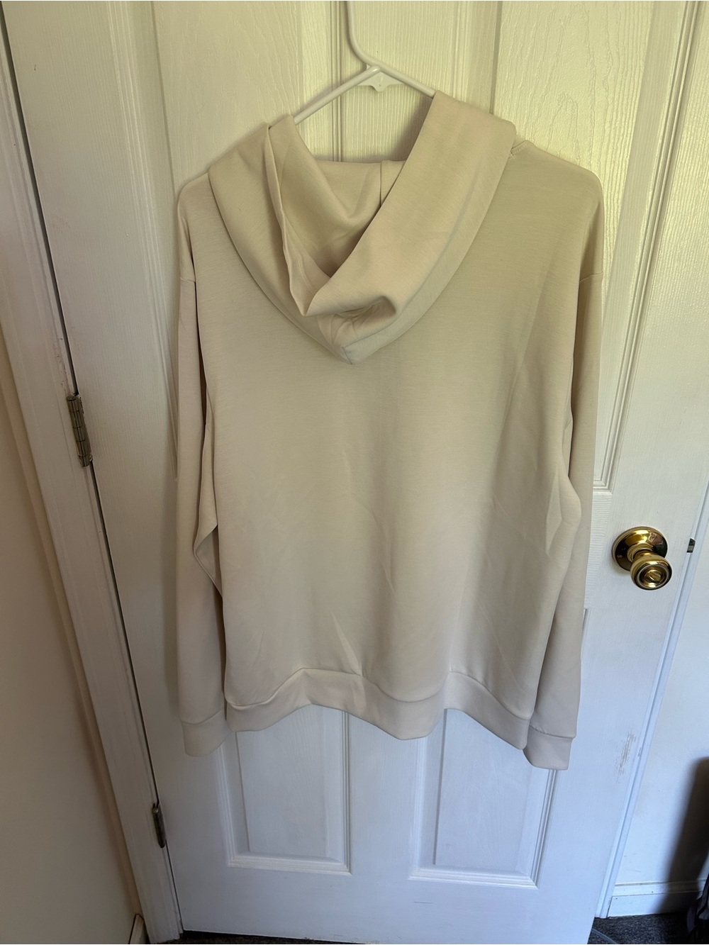 Member's Mark Men's Sandwash Hoodie in Cream - Picture 2 of 3